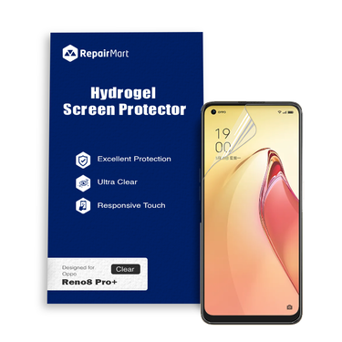 Oppo Reno8 Pro+ Compatible Premium Hydrogel Screen Protector With Full Coverage Ultra HD